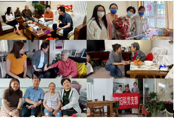 济南市妇幼保健院开展离休干部“情暖桑榆”走访活动